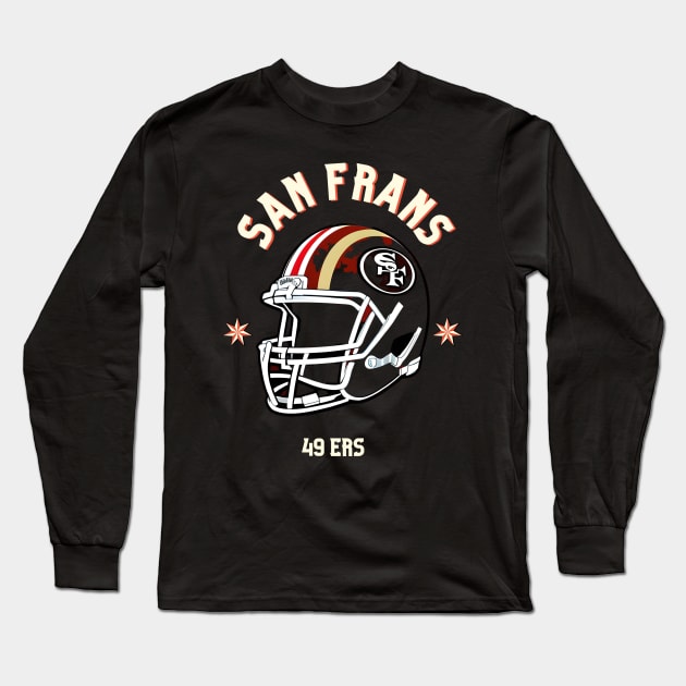 49 ers graphic design Long Sleeve T-Shirt by Nasromaystro